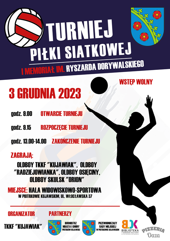 Turniej Piłki Siatkowej , I Memoriał im. Ryszarda Dorywalskiego - 3 grudnia 2023